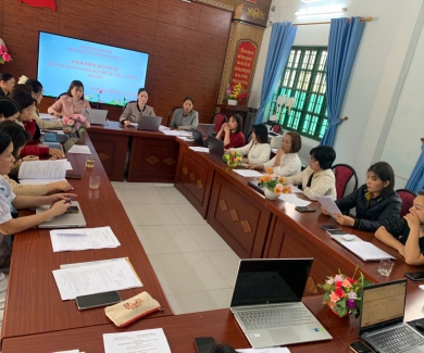 CHI BỘ TRƯỜNG MẦM NON CAM CỌN TỔ CHỨC HỘI NGHỊ KIỂM ĐIỂM, ĐÁNH GIÁ, XẾP LOẠI CHẤT LƯỢNG TẬP THỂ, CÁ NHÂN NĂM 2025